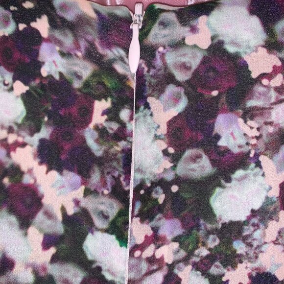 Nanette Lepore Dress Designer Cocktail V-neck Wrap Purple Pink Women’s Size 2 - Picture 8 of 15